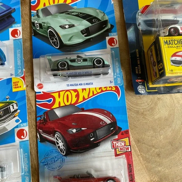Hot Wheels die-cast Mazda bundle